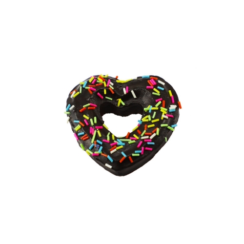 

2 PCS PU Simulation Donut Toy Decorative Ornament(Black)