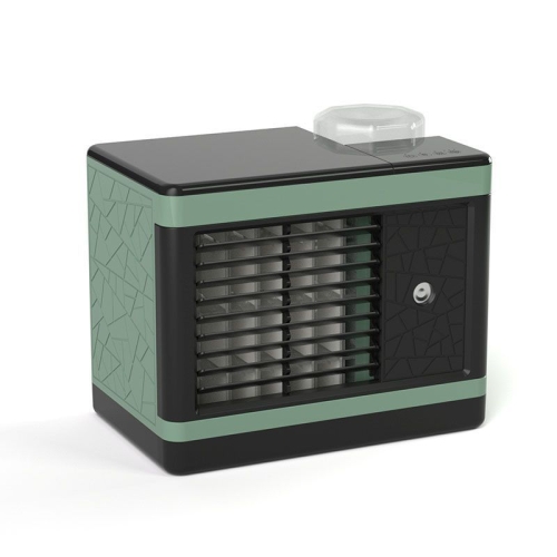 

12W Water Cube Air Cooler Office Silent Air Conditioning Fan,Style: USB Plug -in(Green)
