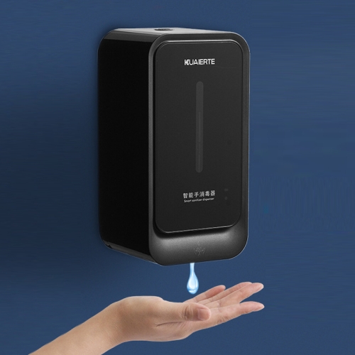 

Kuaierte Automatic Induction Dripping Sterilizer Wall Mounted Soap Dispenser, Color: K4506 Black