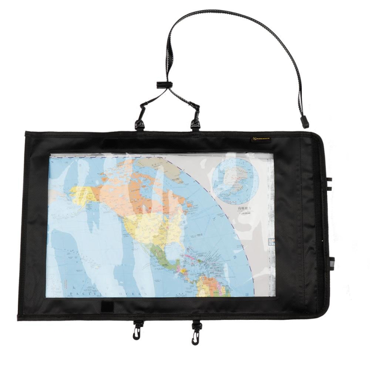 

H139 Outdoor Climbing Transparent Camping Waterproof Map Bag(Black)