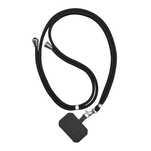 

2 PCS Phone Lanyard Adjustable Detachable Neck Cord with Card(Black)