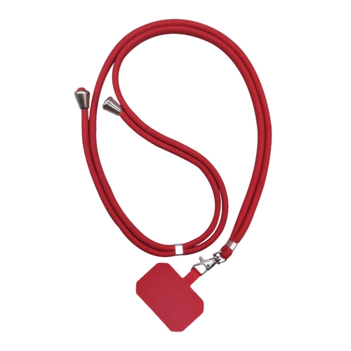 

2 PCS Phone Lanyard Adjustable Detachable Neck Cord with Card(Red)