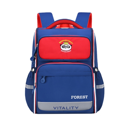 

Top Bear W9808 Large-capacity Load-reducing Children Backpack, Size: L (Royal Blue+Red)