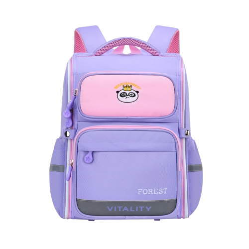 

Top Bear W9808 Large-capacity Load-reducing Children Backpack, Size: S (Purple+Pink)