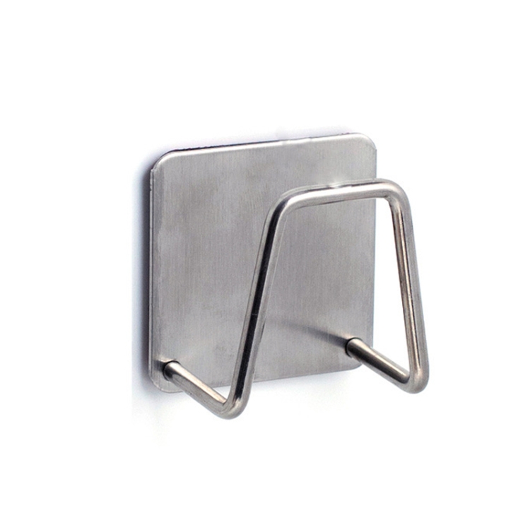 

4 PCS 304 Stainless Steel Sponge Rack Sink Drain Rack, Color: Brushed Color