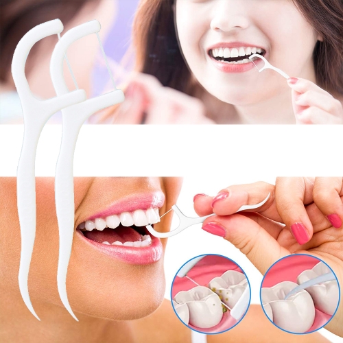 

10 Boxes Bow Ultra-fine Tooth Picking Floss(50 Pcs/Box)