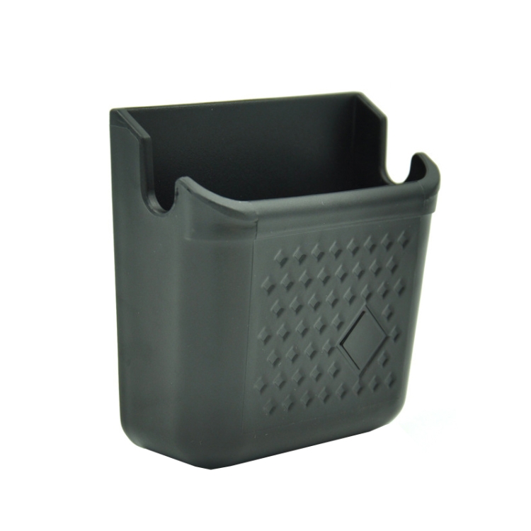 

Vehicle Adhesive Mobile Phone Stand Card Cigarette Storage Box, Color: DM-004 Black