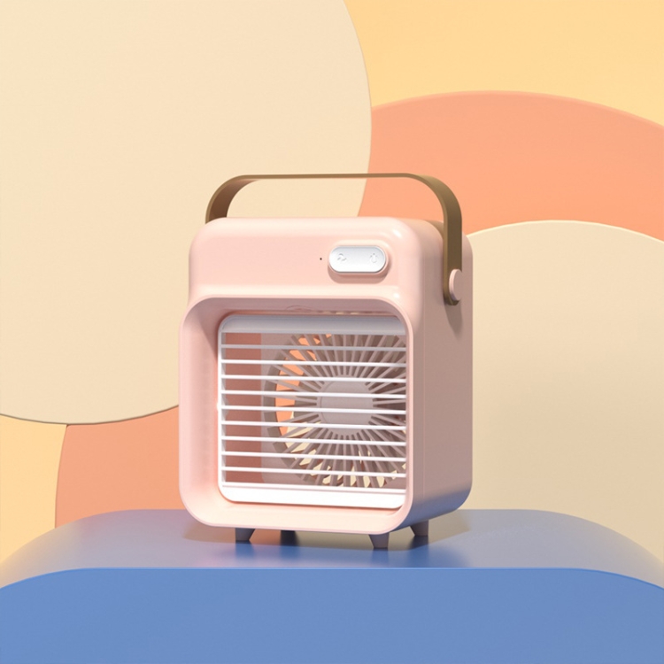 

F05 Portable Portable Desktop Mini Spray Air Cooler, Style: USB Direct Plug(Cherry Pink)