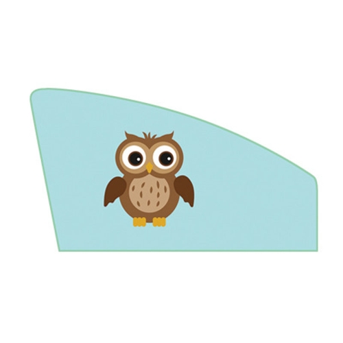 

Car Window Magnet Sunshade Curtain Heat Insulation Sun Block, Style: Positive Driver (Blue Owl)