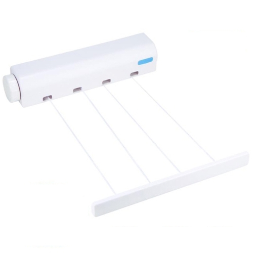 

Spring Automatic Retractable Clothesline Drying Rack Towel Rack,Style: Four Wired