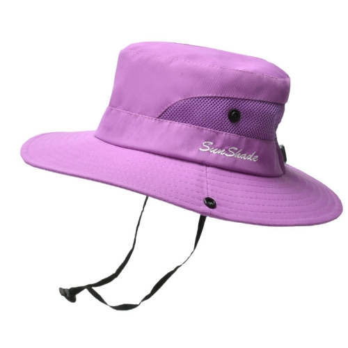 9002 Verano Sombreros para el sol al aire libre Sombrero de pescador con agujero de