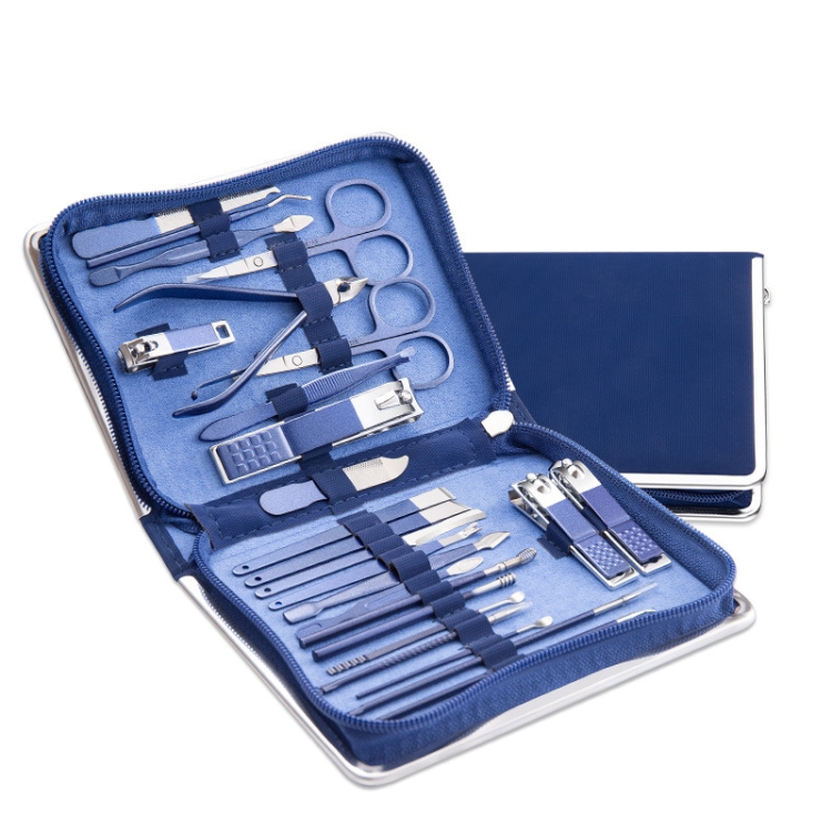 

Stainless Steel Nail Clipper Nail Art Tool Set, Color: 26 PCS/Set (Blue)