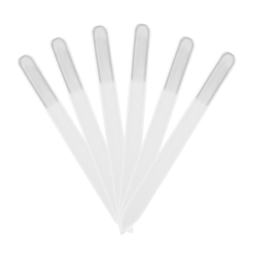 

6 PCS Transparent Nano Glass Polished Nail File, Specification: Long Glass File