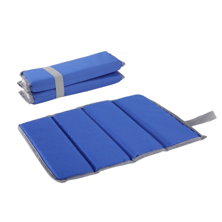 

2 PCS Outdoor Waterproof and Moisture-proof Foldable Picnic Cushion(Blue)