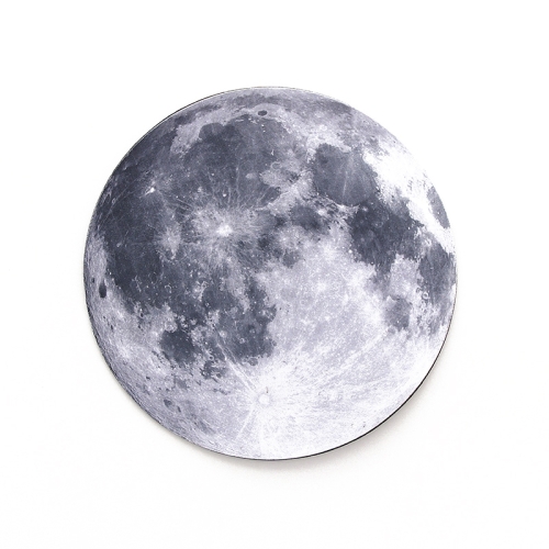 

5 PCS Round Rubber Planet Mouse Pad(Moon)