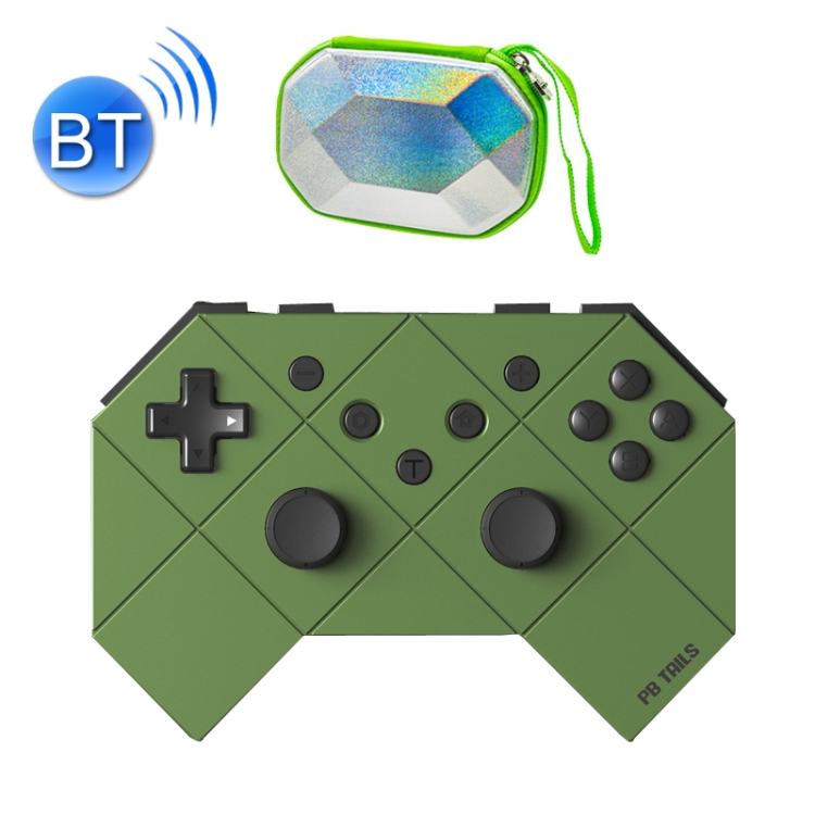 

PB TAILS For Switch Bluetooth Wireless Gamepad, Style: Deluxe Edition (Army Green)