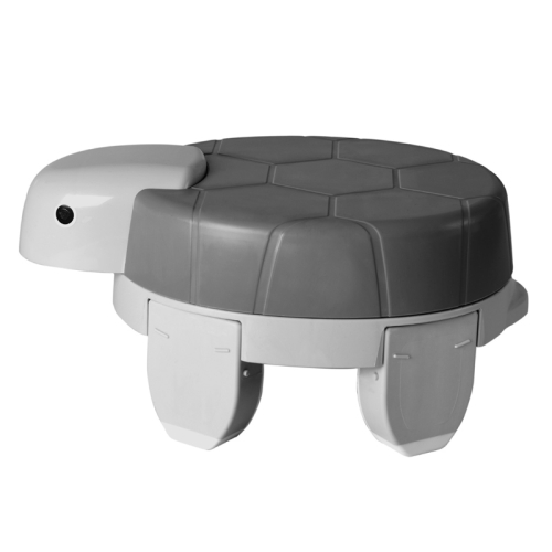 

Children Turtle Toilet Baby Urinal Portable Folding Travel Potty(Grey)