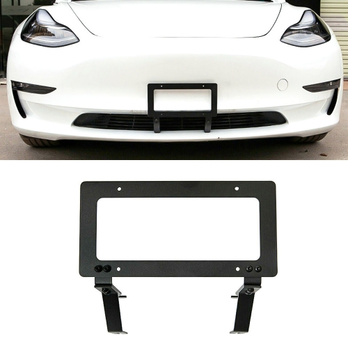 

Punch-free Front License Plate Holder American License Plate Bracket(For Tesla Model Y)