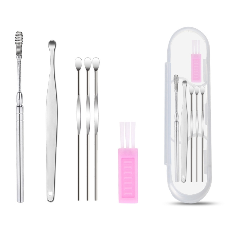 

6 PCS Stainless Steel Ear Picking Tool Set, Quality: 6 PCS/Set Type B