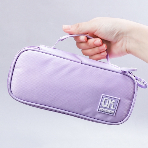 

Multifunctional Pencil Case Built-in Writable Whiteboard With 1 Erasable Pen, Color: Purple