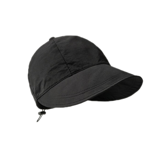 

Summer Sun Shade Breathable Sports Peaked Cap, Size: Adjustable(Black)