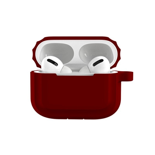 

Bluetooth Earphone Soft Silicone Case For AirPods Pro (Wine Red)