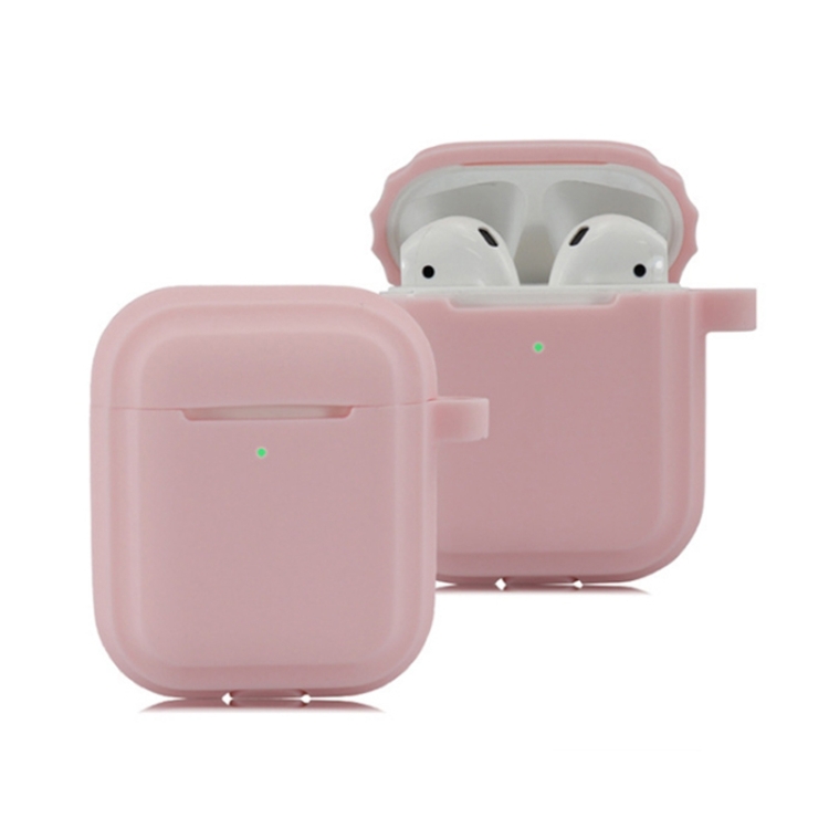 

Bluetooth Earphone Soft Silicone Case For AirPods 1/2 (Pink)