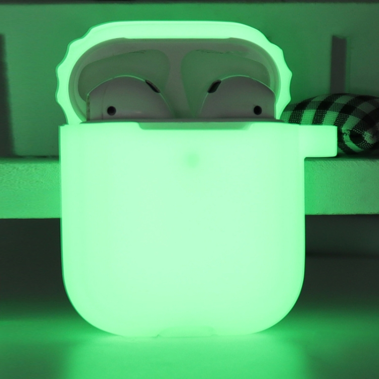 

Bluetooth Earphone Soft Silicone Case For AirPods1/2 (Luminous Green)