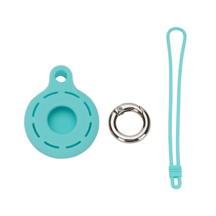 

For Airtag Tracking Anti-Lost Locator Silicone Case, Color: Mint Green