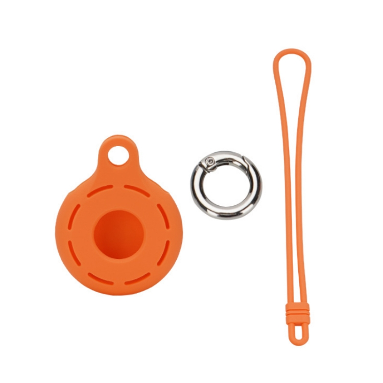 

For Airtag Tracking Anti-Lost Locator Silicone Case, Color: Orange