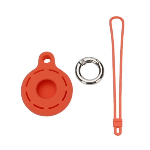 

For Airtag Tracking Anti-Lost Locator Silicone Case, Color: Coral Color