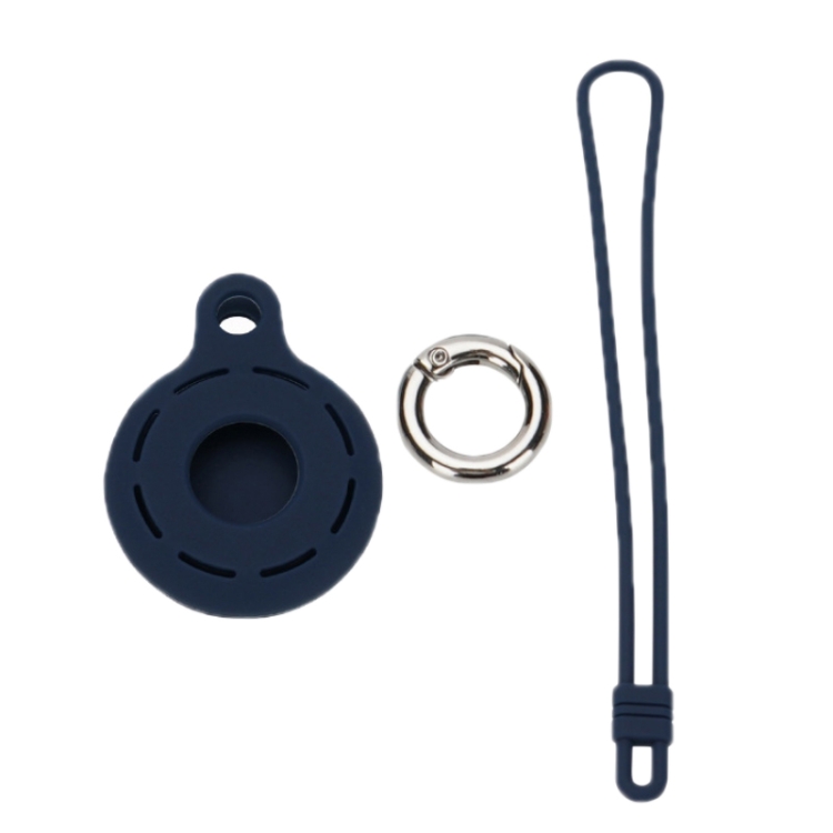 

For Airtag Tracking Anti-Lost Locator Silicone Case, Color: Noon Blue