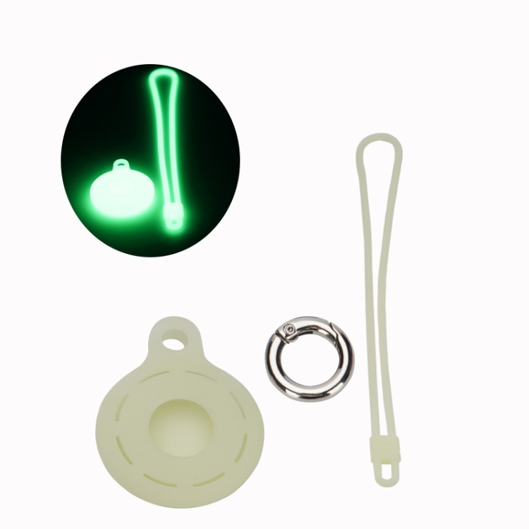 

For Airtag Tracking Anti-Lost Locator Silicone Case, Color: Luminous Green
