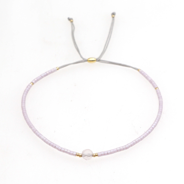 

2 PCS Handwoven Colorful Beaded Small Bracelet, Color: Br0110