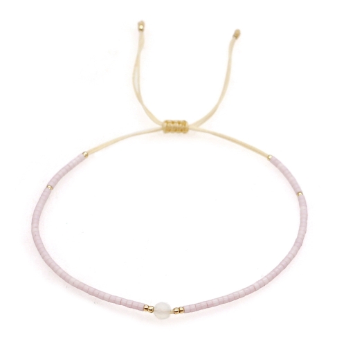 

2 PCS Handwoven Colorful Beaded Small Bracelet, Color: Br0116