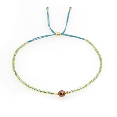 

2 PCS Handwoven Colorful Beaded Small Bracelet, Color: Br0124