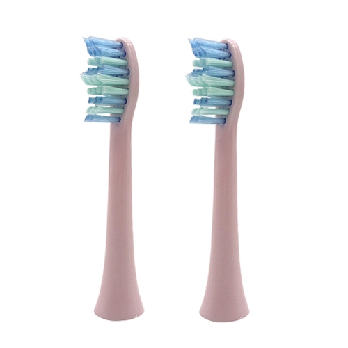 

2 PCS Electric Toothbrush Head for Ulike UB602 UB603 UB601,Style: Basic Cleaning Pink