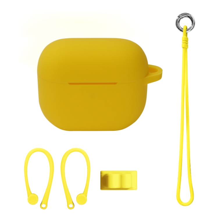 

Bluetooth Earphone Silicone Cover Set For AirPods 3, Color: Hand Rope Set Yellow