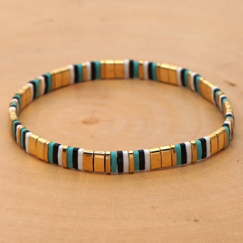

Hand Braided Colorful Beads Bracelet Jewelry(TL-B190089M)