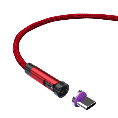 

CC57 Type-C / USB-C Magnetic Interface Rotating Fast Charging Data Cable, Cable Length:(Red)