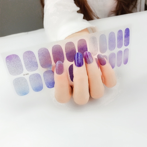 

22 Fingers Shiny Onion Powder Starry Waterproof Nail Sticker(ZX-3032)