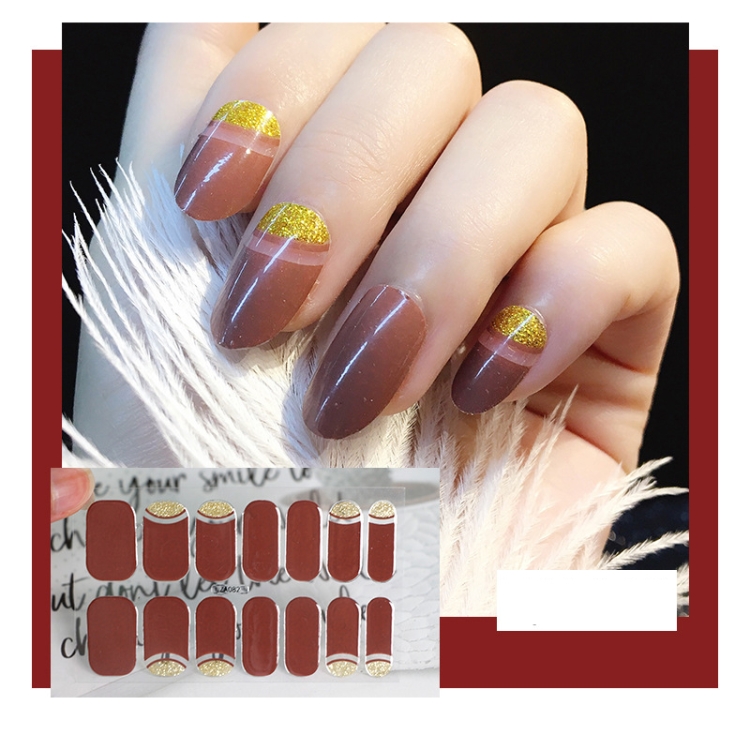 

10 PCS 3D Hot Stamping Waterproof Nail Art Sticker(Z/A082)