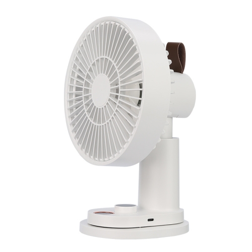 

Smart Remote Control Usb Charging Shaking Head Desktop Fan Stroller Clip Fan(White)