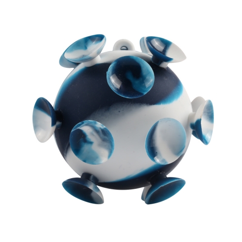 

5 PCS Silicone Suction Cup Ball Decompression Toy(Mixed Blue)