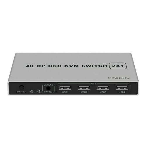 

4K KYSW59 60HZ DP USB KVM Switch 2-in-1 Computer Sharing Device