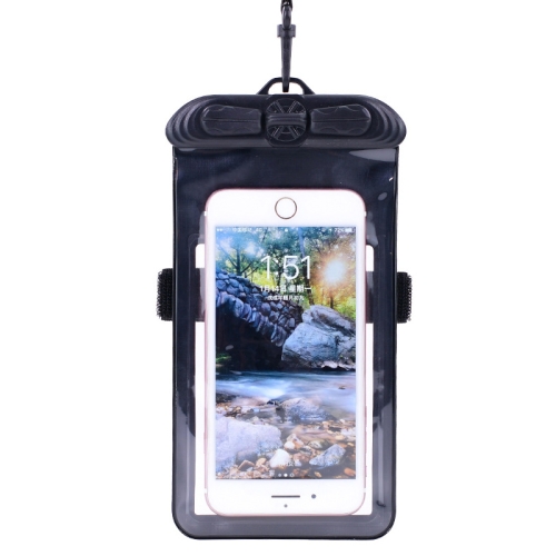 Tteoobl Diving Phone Waterproof Bag Can Be Hung Neck Or Tied Arm, Size: Small(Black)