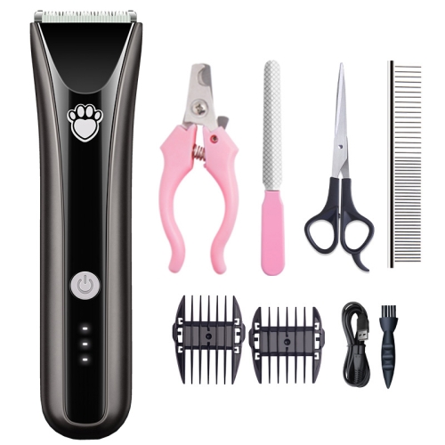 

Waterproof Pet Shaver Dog Electric Hair Clipper, Specification: Package 1(Gray)