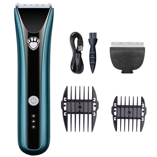 

Waterproof Pet Shaver Dog Electric Hair Clipper, Specification: Package 2(Blue)