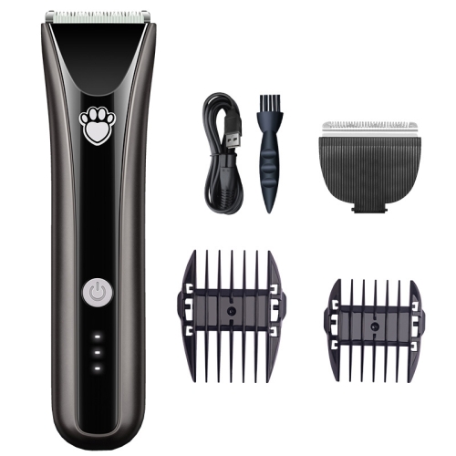 

Waterproof Pet Shaver Dog Electric Hair Clipper, Specification: Package 2(Gray)