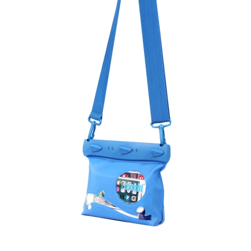 Tteoobl One-Shoulder Crossbody Drifting Diving Bag Waterproof Sundries Storage Bag, Size: Small (Blue)